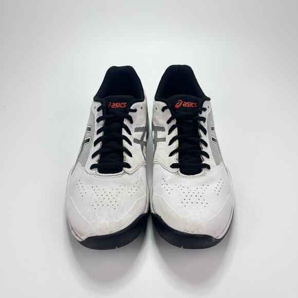 Asics Gel Game 7 White Leather Black Athletic Running 1041A042 Shoes Men\'s 7.5 main image 10
